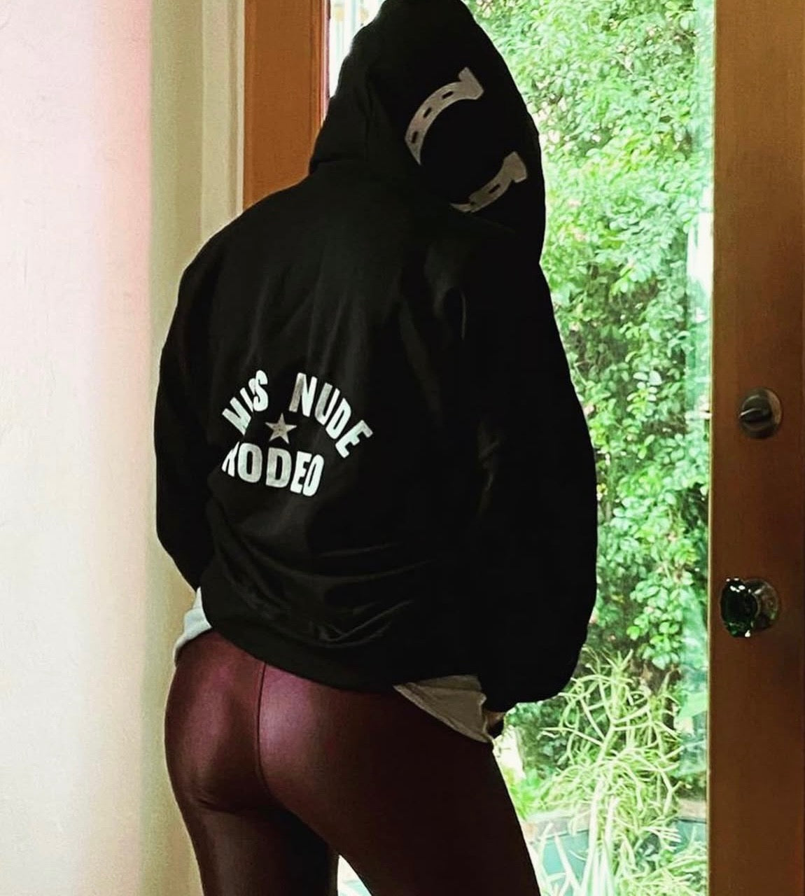 zip-front hoodie – MISS NUDE RODEO