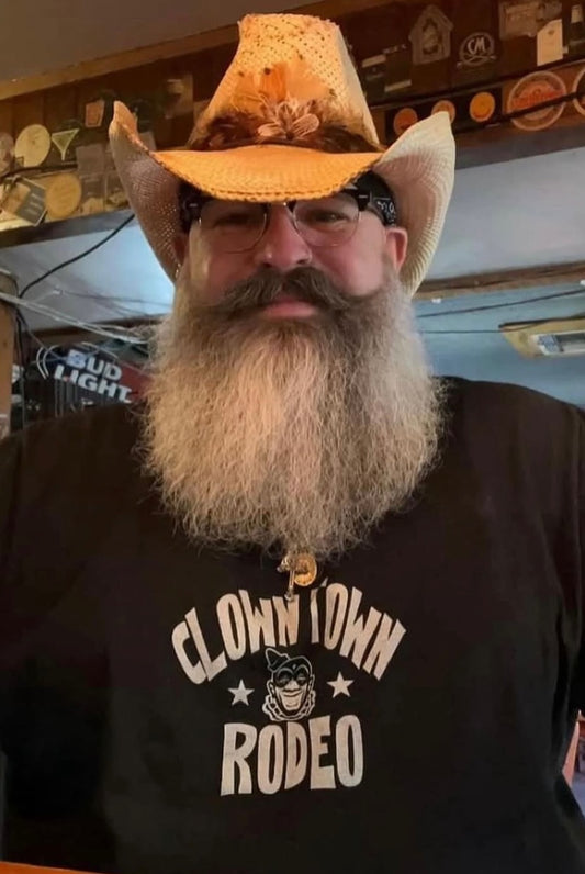 clown town rodeo t-shirt