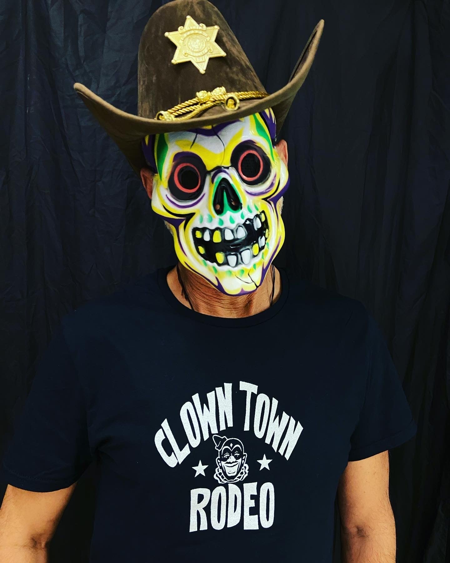 clown town rodeo t-shirt