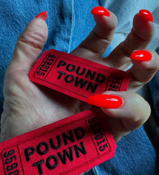 "Ticket to Pound Town" patch